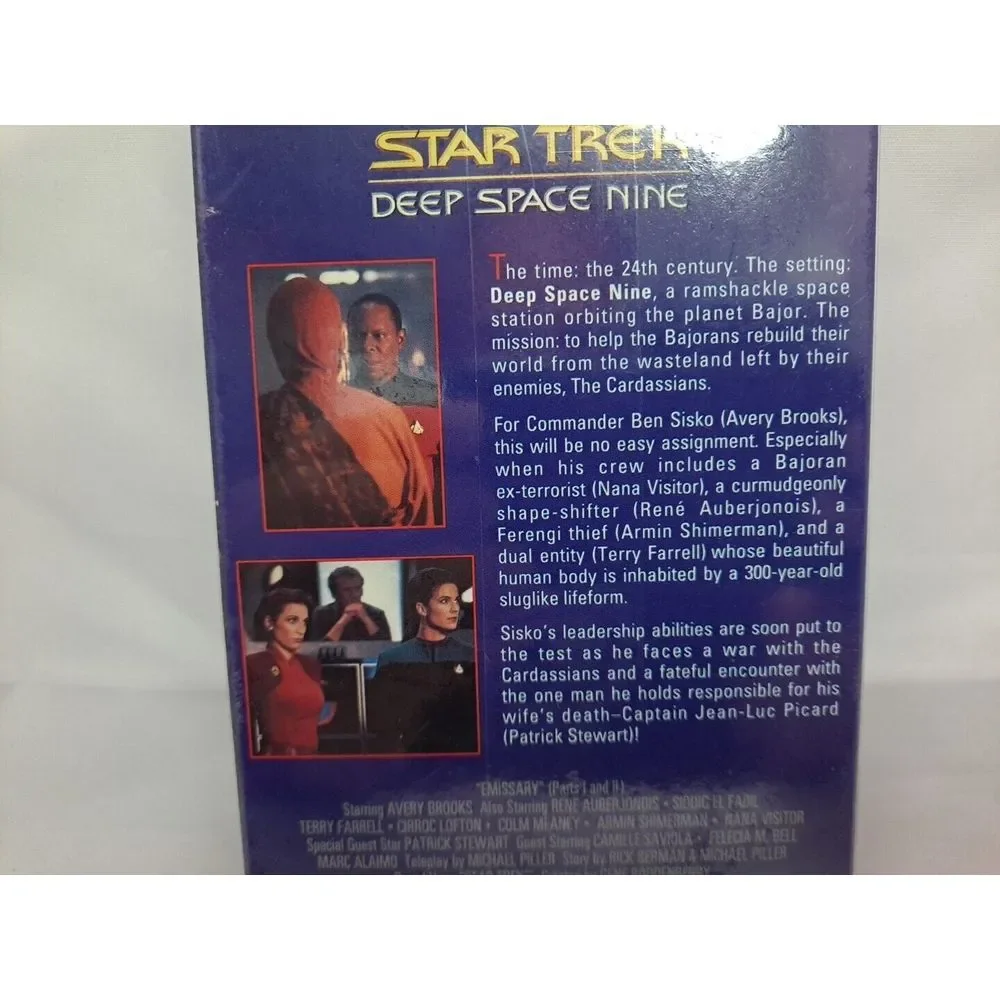 Star Trek: Deep Space Nine/ Pilot- Emissary -Sealed VHS/ CD‎ Rom Game Harbinger